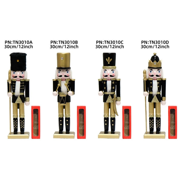 12-Inch Wooden Nutcracker