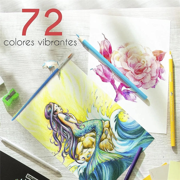 72 colors Professional Colored Pencils Set
