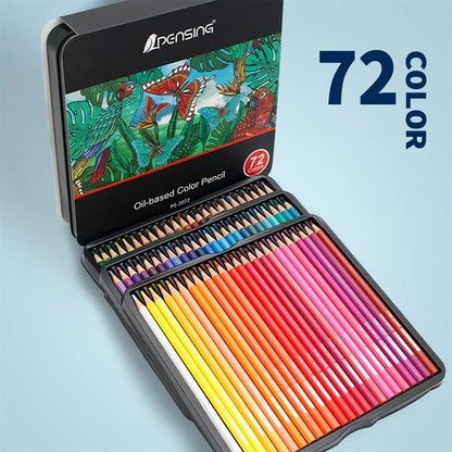 72 colors Professional Colored Pencils Set