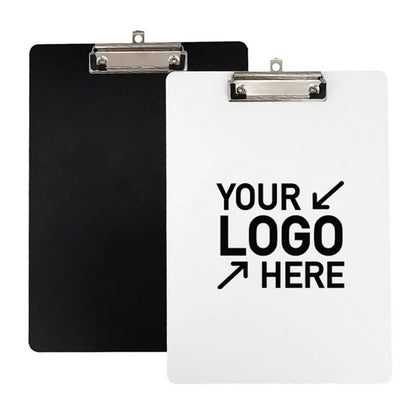 Plastic clipboard with clip