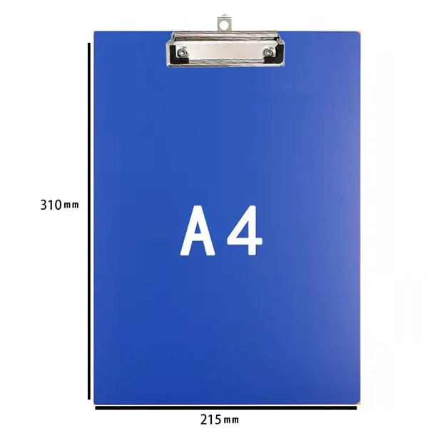 Plastic clipboard with clip
