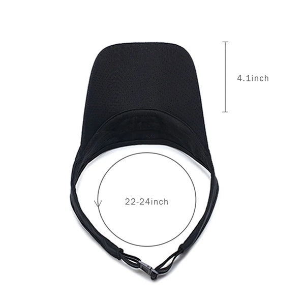 Ultralight Quick Dry Sun Visor Hat Adjustable Golf Cap