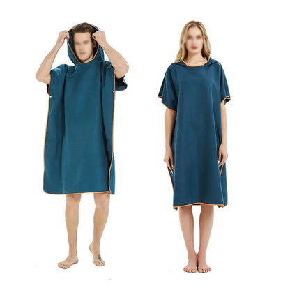 Beach Change Bathrobe Bath Towel Cape Quick Drying