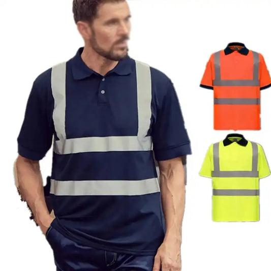 Reflective Safety Polo Shirt