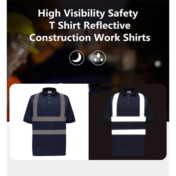 Reflective Safety Polo Shirt