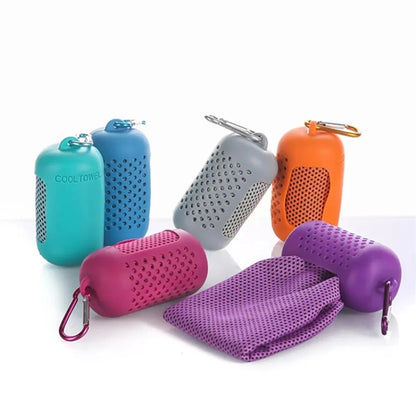 Cooling Towel With Silicone Case