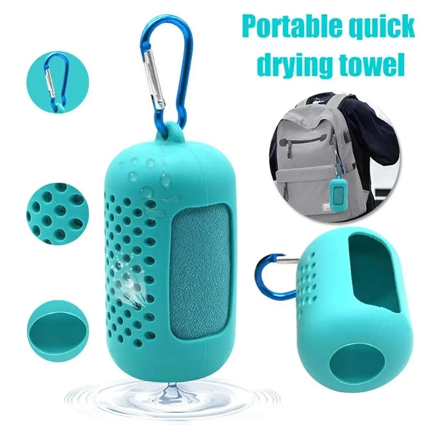 Cooling Towel With Silicone Case