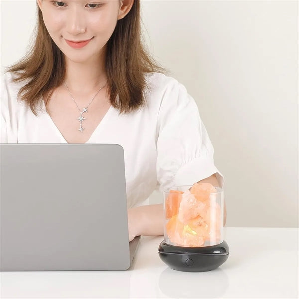 Natural Salt Stone Fragrance Night Light