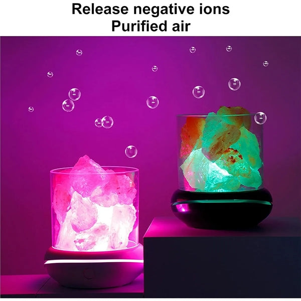 Natural Salt Stone Fragrance Night Light