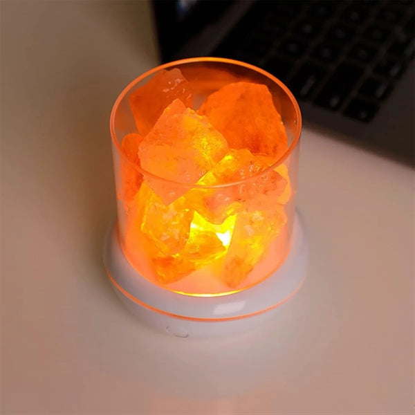 Natural Salt Stone Fragrance Night Light