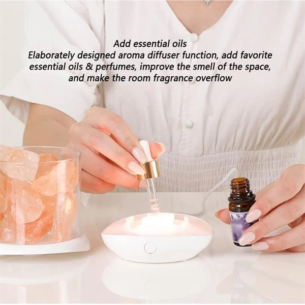 Natural Salt Stone Fragrance Night Light