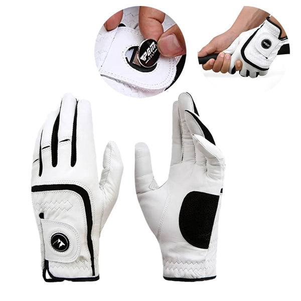 Pack 1 Pcs Sheepskin Golf Gloves