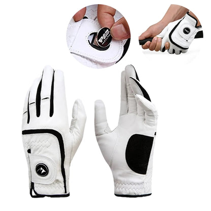 Pack 1 Pcs Sheepskin Golf Gloves