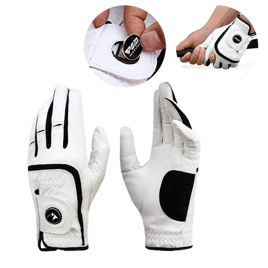 Pack 1 Pcs Sheepskin Golf Gloves