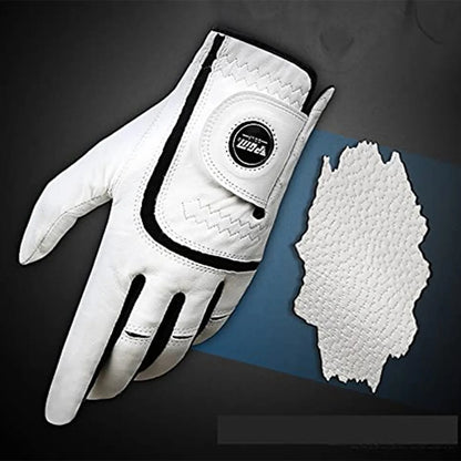Pack 1 Pcs Sheepskin Golf Gloves