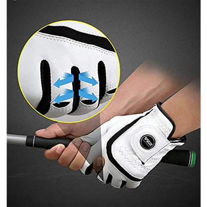 Pack 1 Pcs Sheepskin Golf Gloves