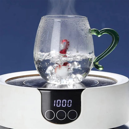 Christmas Tree Liner Glass With Handle
