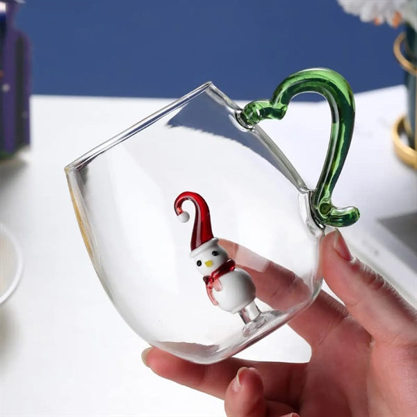 Christmas Tree Liner Glass With Handle