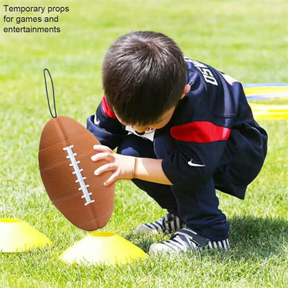 Portable Collapsible Silicone Rugby Sports Bottle