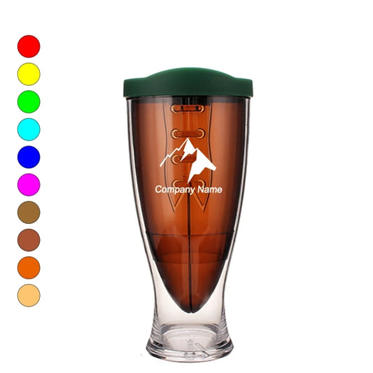 Plastic Double Rugby Mug