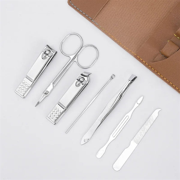 7 Piece Stainless Steel Nail Clippers Set