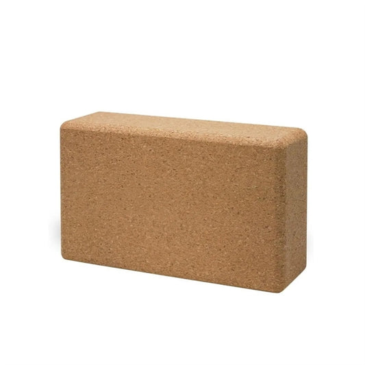 9"x6"x3" Natural Cork Yoga Block