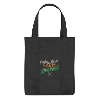 Non-Woven Shopper Tote Bag With 100% RPET Material