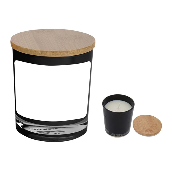 Bamboo Soy Candle With Full Color Label