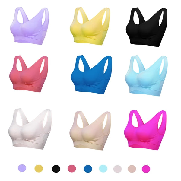 Women Fitness Sports Yoga Seamless Bra