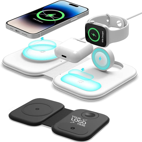 3 in 1 Magnetic Foldable Wireless Charger