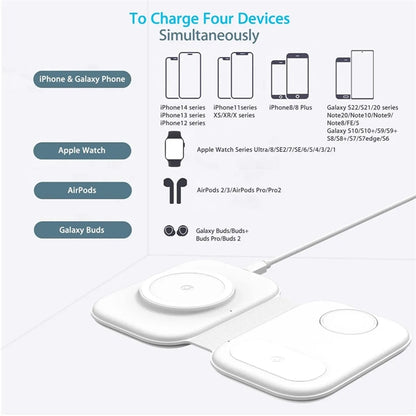 3 in 1 Magnetic Foldable Wireless Charger