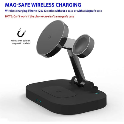 15W 4 in 1 Wireless Charging Station