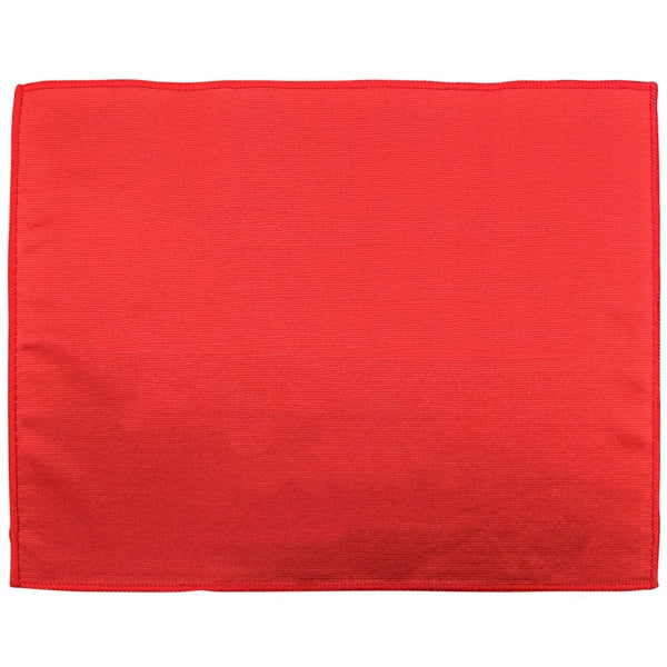 225 GSM 15" X 18" Flat Front Microfiber Rally Towels