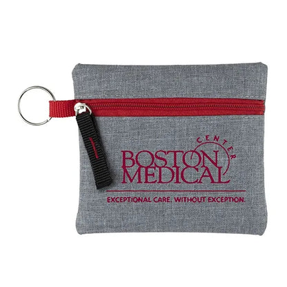 Aylin 18 Piece First Aid Kit in Stylish Heathered Pouch