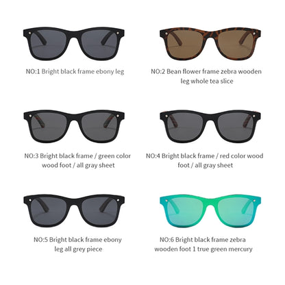 Polarized Bamboo Wood Sunglasses