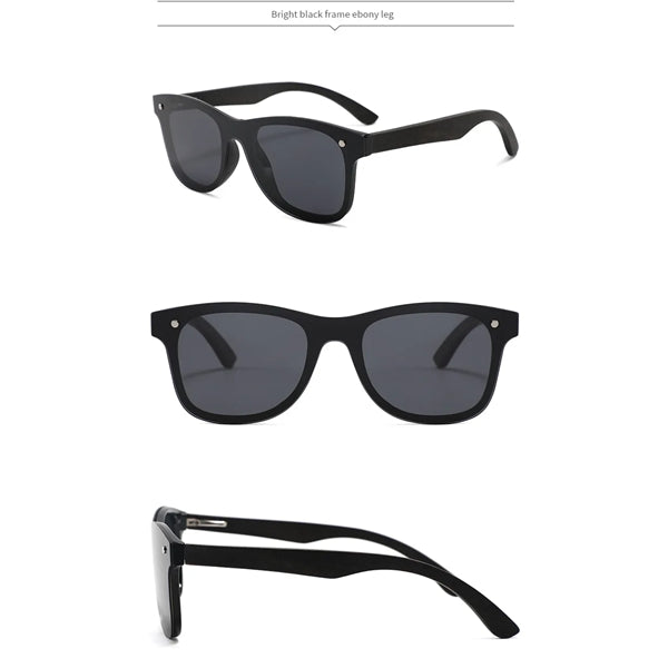 Polarized Bamboo Wood Sunglasses