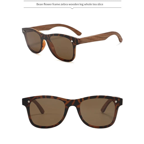 Polarized Bamboo Wood Sunglasses