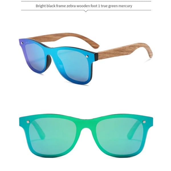 Polarized Bamboo Wood Sunglasses