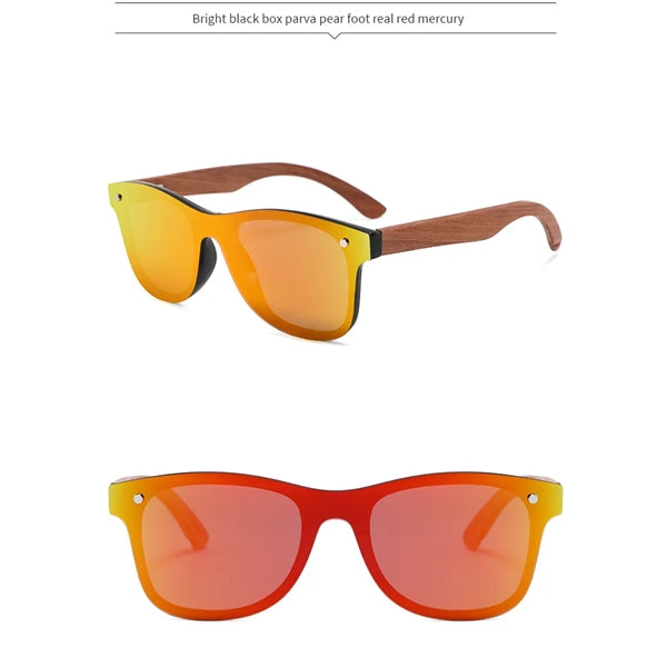 Polarized Bamboo Wood Sunglasses
