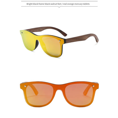 Polarized Bamboo Wood Sunglasses