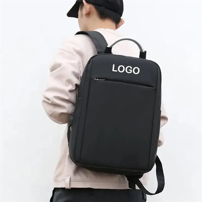 Laptop Backpack With Aluminum Ring And USB Interface