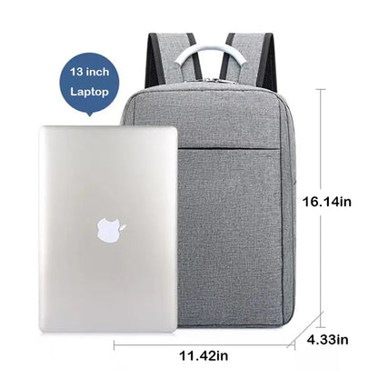 Laptop Backpack With Aluminum Ring And USB Interface