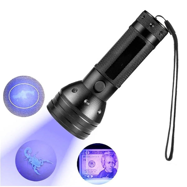 51 LED 395 nM UV Black Light Detector