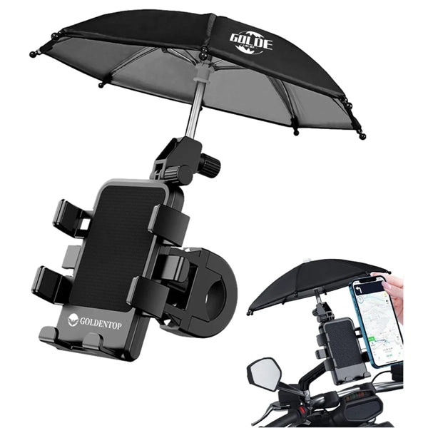 Rotatable Bike Phone Holder With Umbrella