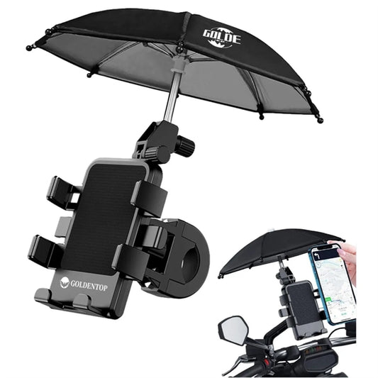 Rotatable Bike Phone Holder With Umbrella