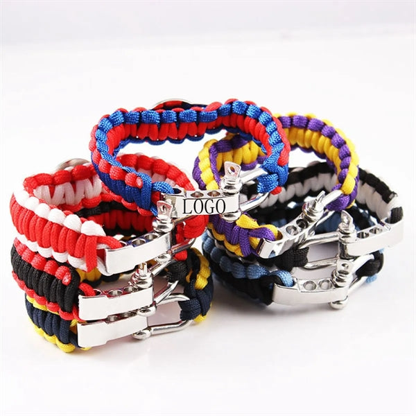 Sports Team NFL NBA Survivor Parachute Bracelet Adjustable