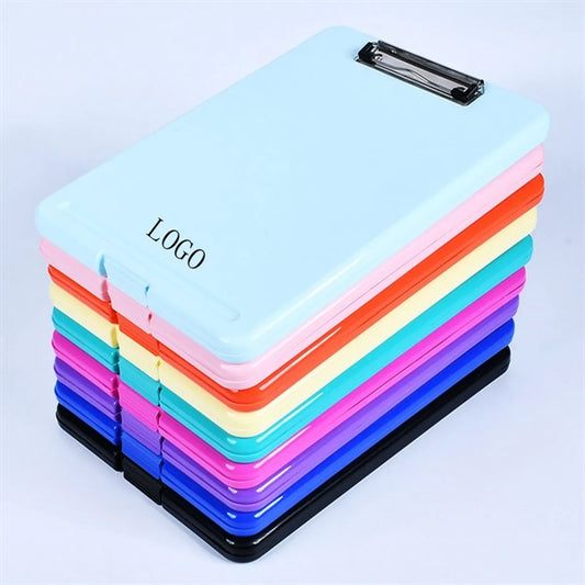 A4 Plastic Clipboard File Folder Organizer with Storage