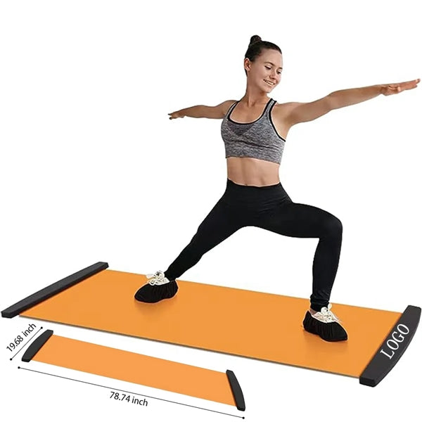 Slide Board Body Glide With End Stops & Shoe Covers