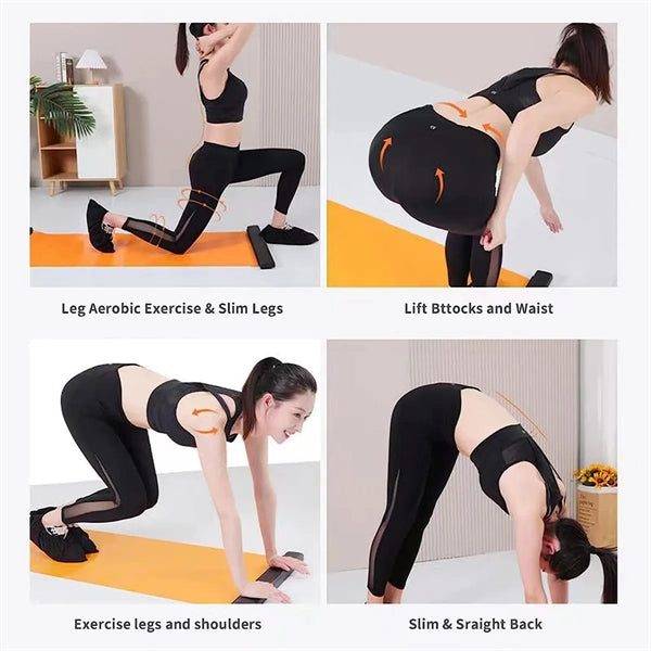 Slide Board Body Glide With End Stops & Shoe Covers