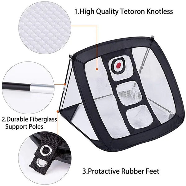 Golfing Target Net for Accuracy and Swing Practice